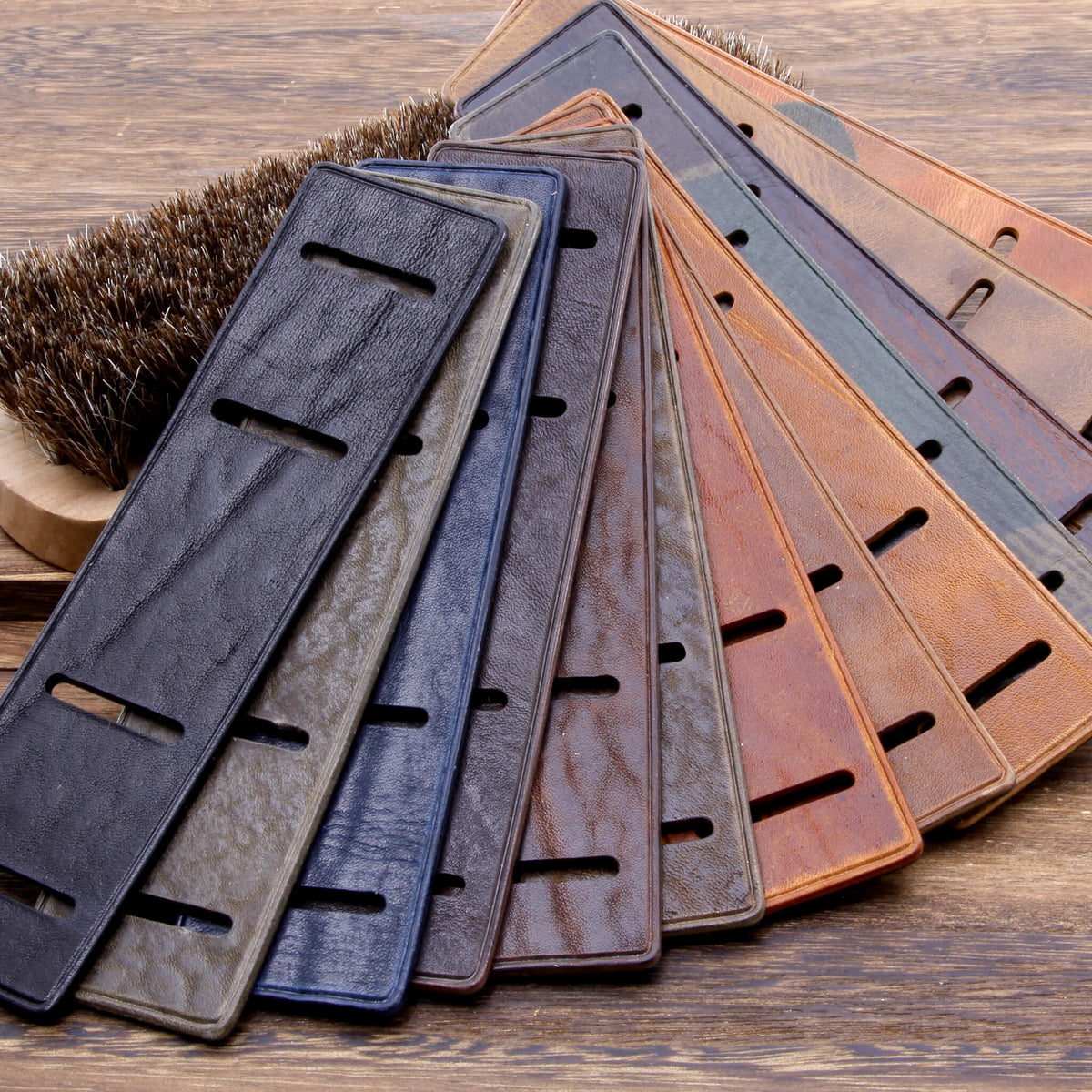 Leder Bund Pad, Newman Style ohne Naht