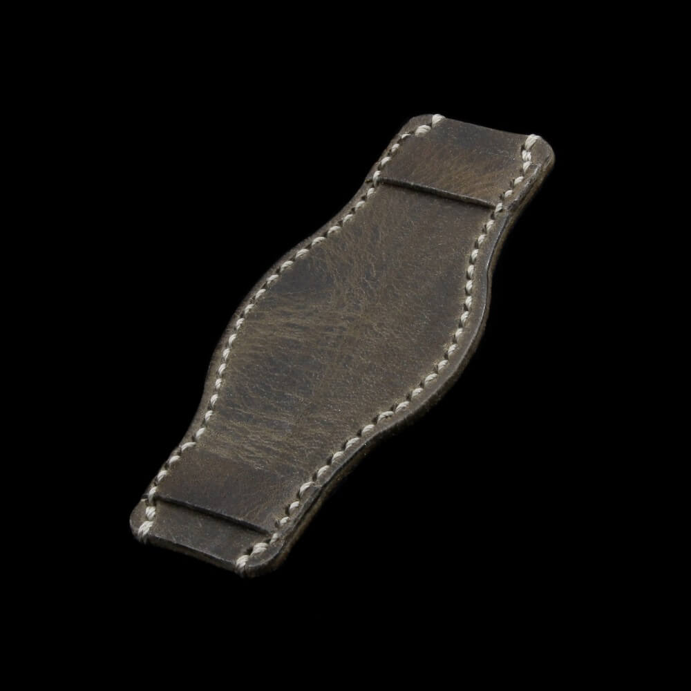 Vintage 408 Leather Bund Pad Style II, Italian Vegetable-Tanned Leather | Cozy Handmade
