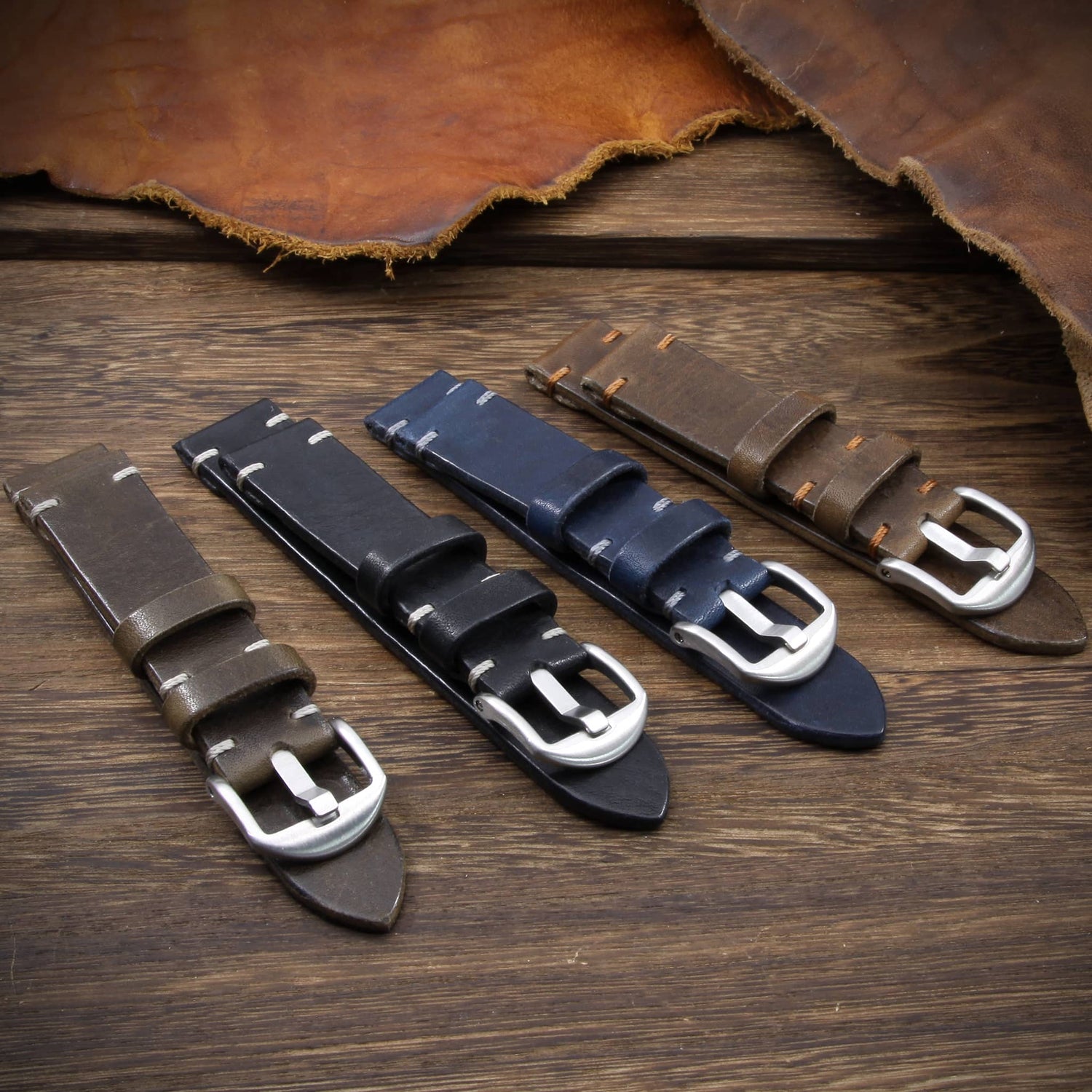 Leather Watch Straps | Minimalist Style | Cozy Handmade