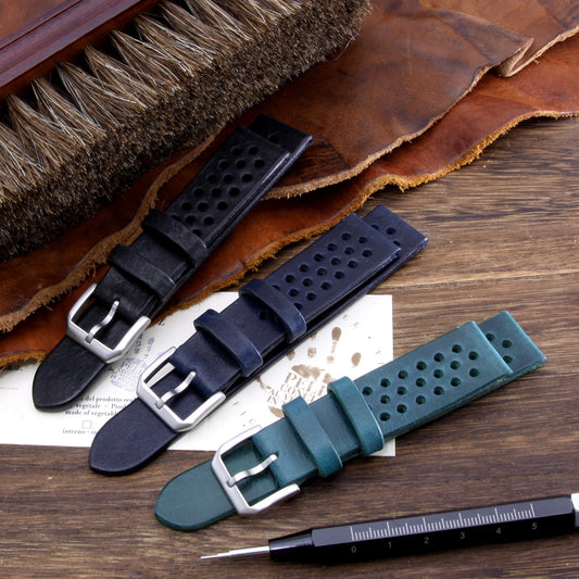 Rally Leather Watch Strap, Stitch-less