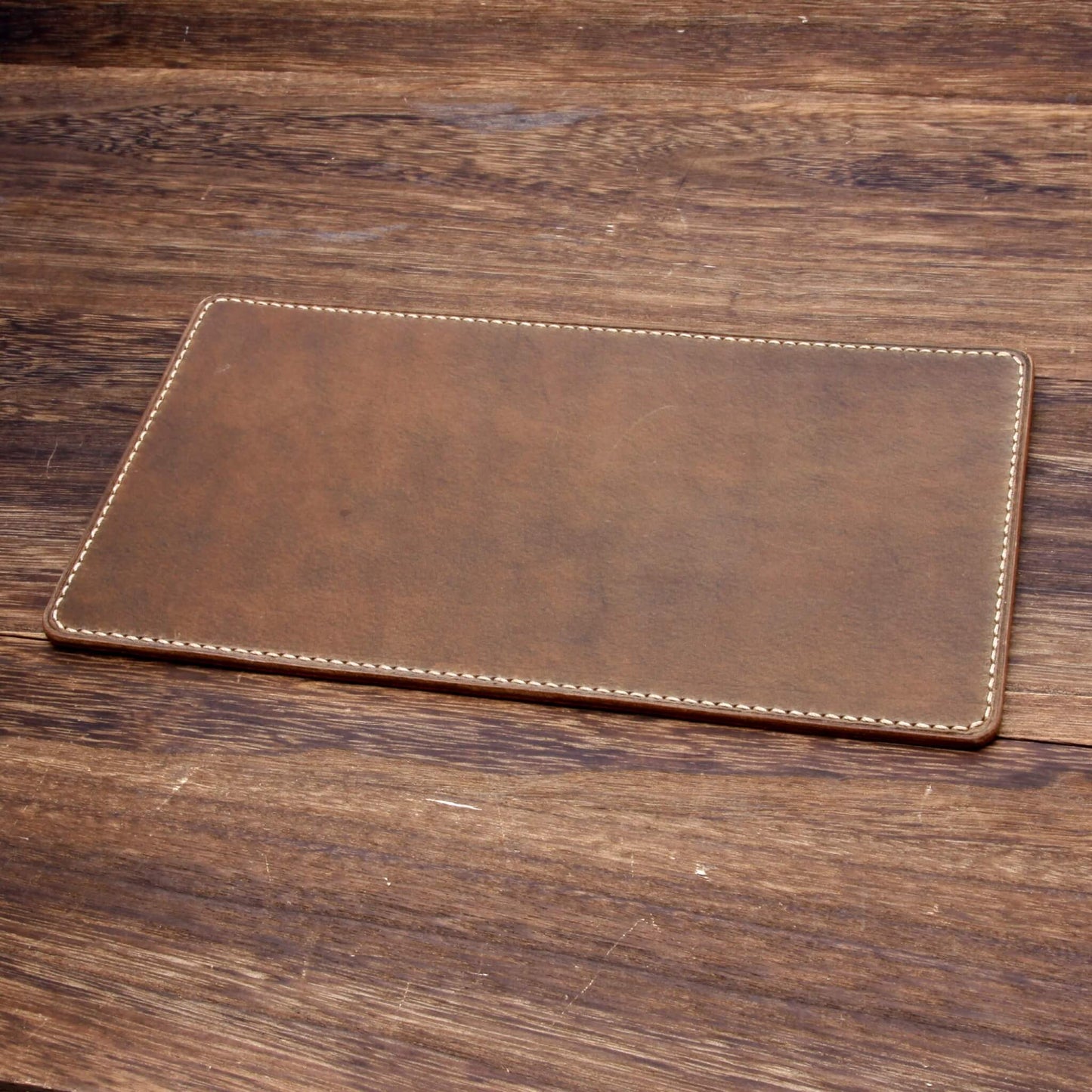 Handcrafted Leather Watch Valet, Sequoia 104 (chocolate brown) Italian vegetable-tanned leather — Cozy Handmade

